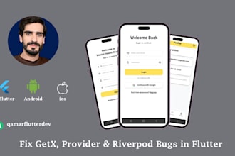 handle error in flutter state management in getx, provider, riverpod