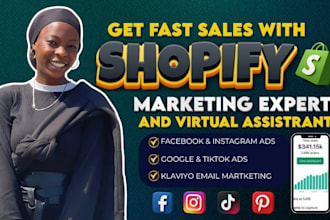 be shopify virtual assistant for shopify marketing ads manager