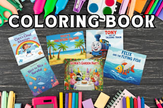 do amazing KDP coloring book, KDP coloring book, cover design, amazon KDP