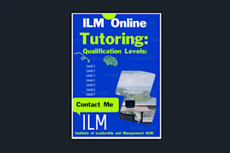 guide and write content on ilm courses on level 2, 3, 4, 5, 6, 7