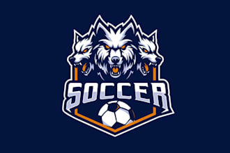 draw sports, mascot logo with my creative thinking