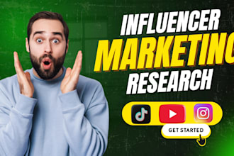 research instagram, tiktok, and youtube influencers for influencer marketing