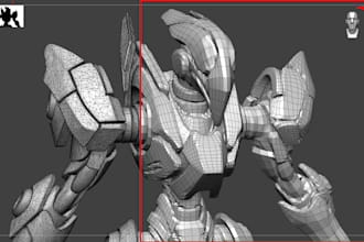 offer professional retopology of 3d models