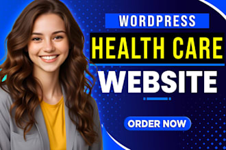 create medical website, dental clinic, healthcare website
