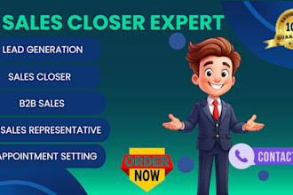be your online sales closer and sales representative