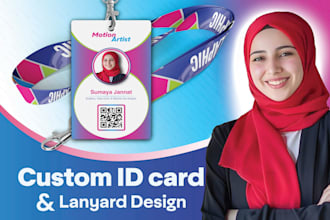 create custom id cards, lanyards, badges, and name tags