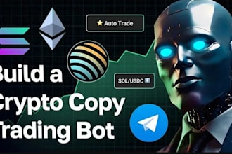 develop solana volume bot, copy trading bot, xrpl bot, polygon bot, telegram bo