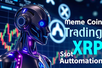 create meme coin trading bot on xrp and solana
