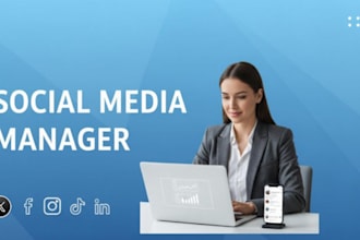 be your social media marketing manager and content creator