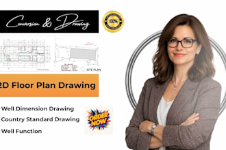 draw plan and convert blueprint house sketch to 2d plan