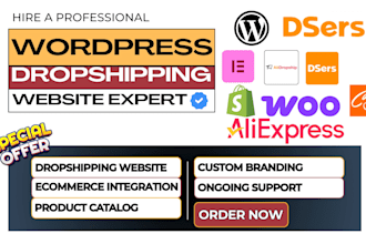 setup wordpress dropshipping alidropship dsers spocket modalyst syncee importify