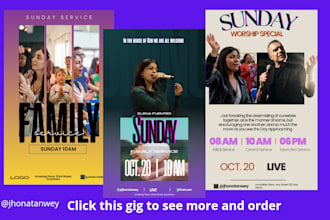 create church flyer designs events