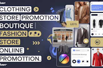 promote clothing store fashion store online store promotion brand marketing