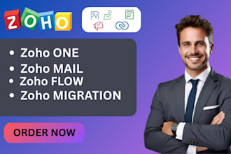 set up zoho CRM zoho form zoho books zoho campaigns