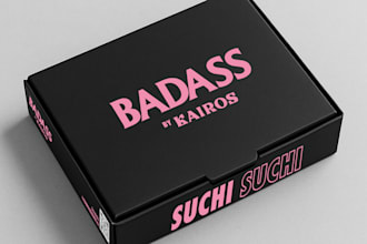 complete brand identity logo packaging