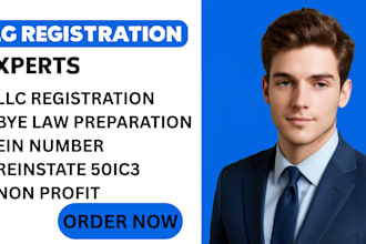 do US llc registration, non profit registration, sam gov , uei, cage code, 50ic3