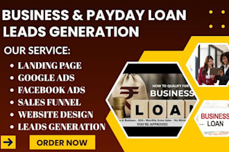 generate targeted business loan leads, payday loan and student loan leads