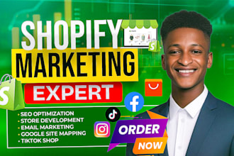 do shopify marketing, ecommerce marketing, and shopify promotion to boost sales
