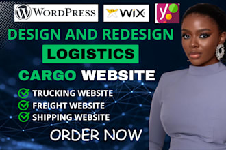 design logistics website, trucking, freight broker, dispatch, transport website