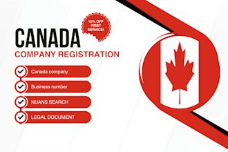 incorporation your company in canada, handle canada company registration