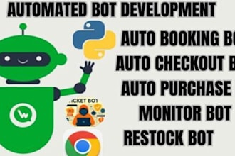 code web for auto book bot, auto buying bot, auto checkout bot auto purchased