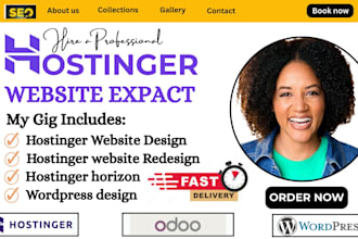 build hostinger website design hostinger horizon wordpress website development