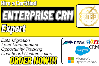 setup enterprise crm salesforce sales cloud microsoft dynamics 365 zoho crm pega