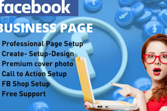 do facebook business page create and setup, social media