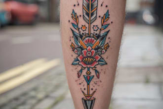 do  an abstract black tattoo design