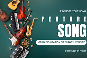 feature your song on radio directory with 80k stations