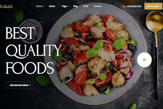 design restaurant website food ordering website catering website food catering