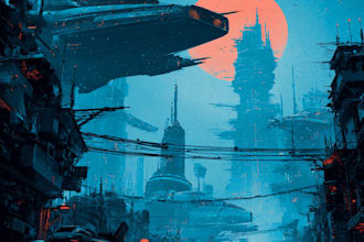 design sci fi illustration and sci fi art