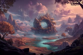 make stunning fantasy landscapes