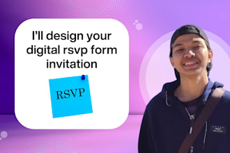 create digital birthday anniversary invitation with rsvp