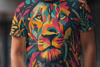 design an awesome t shirt illustration