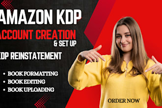 create and setup your amazon kdp account for kindle publishing, kdp book
