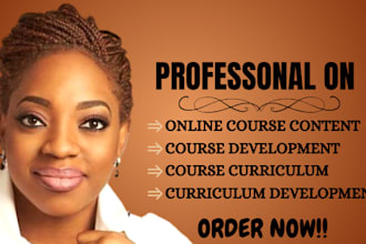 create online course content, course curriculum, course creation on thinkific