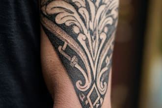 draw a unique and custom tattoo design