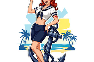 do a pin up girl and pin up girl