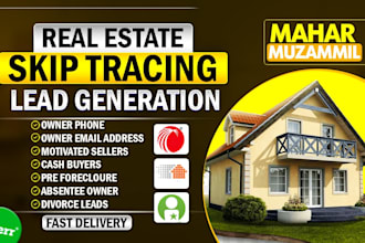 do skip tracing and lead generation for real estate leads