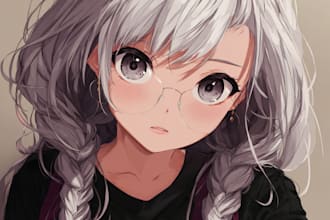 create detailed anime fan art illustrations