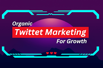 be your twitter x marketing manager for organic growth