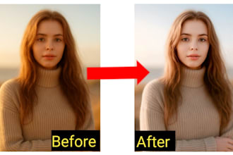 fix blurry photo, retouching, photo editing and enhance