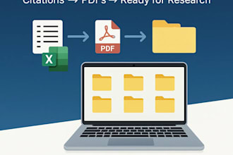 organize academic citations, download pdfs, and manage your research library