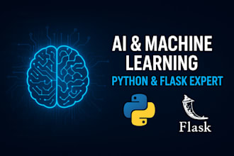 build ai and ml models with python and flask web apps