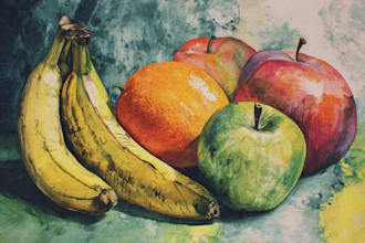 paint watercolor portrait of anything