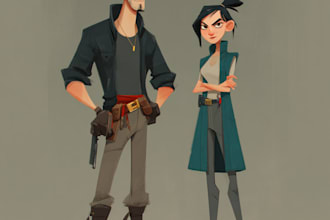 do characters, illustrations, conceptart