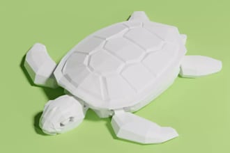 design 3d flexi figurine,articulated animal,pet,posable toy,custom bjd for print