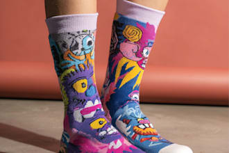 make a unique socks design for your brand