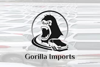 design beautiful classic vehicle imports logo